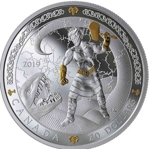 2019 RCM $20 Norse Gods Coins